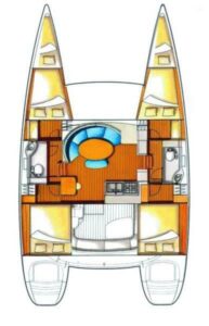 Lagoon 380 - 4 + 2 cab. - Amelie - 2015