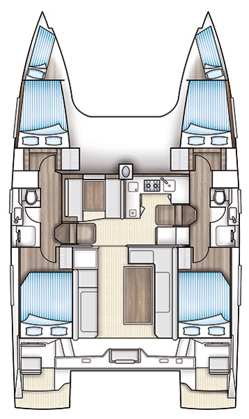 Nautitech 40 Open - 4 cab. - Sea Spirit - 2019.