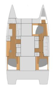 Fountaine Pajot Saona 47 Maestro - 3 + 1 cab. - Rising Dawn - 2021.