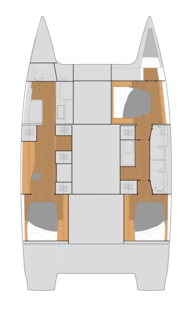 Fountaine Pajot Saona 47 Maestro - 3 + 1 cab. - Rising Dawn - 2021.