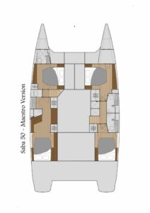 Fountaine Pajot Saba 50 - 4 cab. - Brizo - 2018.