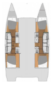 Fountaine Pajot Elba 45 - 4 cab. - Ruckus - 2021.