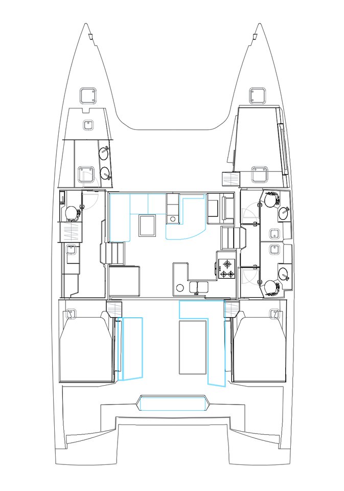 Nautitech 46 Fly - Sea Spirit III - 2021.