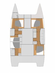 Fountaine Pajot Saona 47 - 5 cab. - La Belle Vie - 2021.