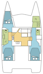 Fountaine Pajot Lucia 40 - 3 cab.