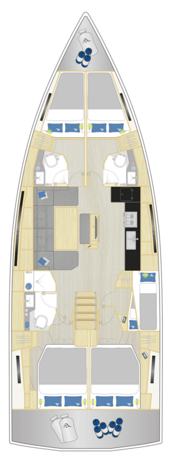 Hanse 460 - White Pearl - 2023