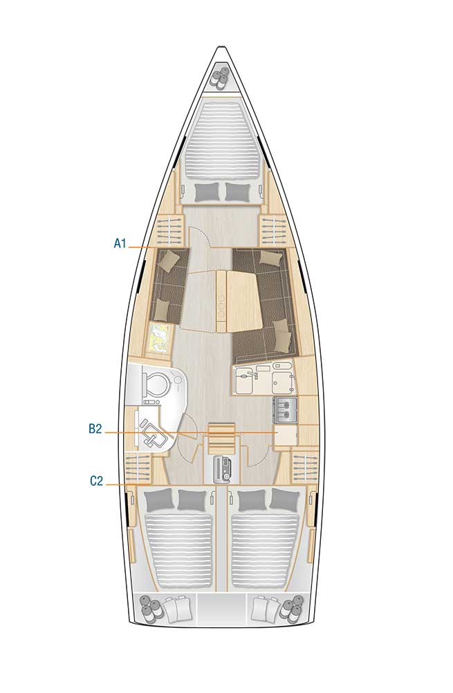 Hanse 388 - Whisper - 2019