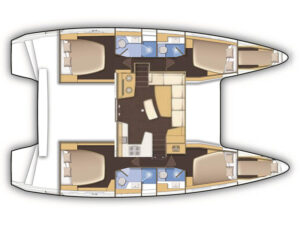 Lagoon 42 - 4 + 2 cab. - Aymeline - 2017