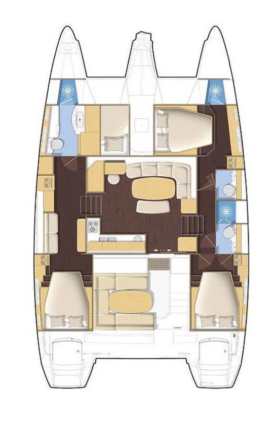 Lagoon 421 - 3 cab. - Happiness - 2016