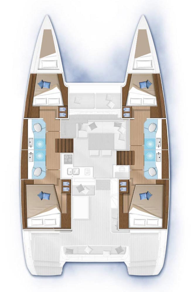 Lagoon 40 - 4 + 2 cab - Mare Negroni - 2019