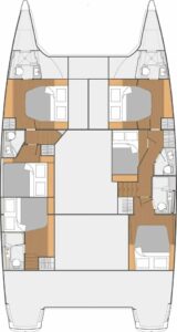 Fountaine Pajot Saba 50 - 4 + 2 cab. - Sunshine Reggae - 2015