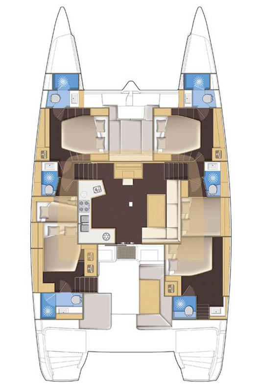 Lagoon 51 - 6 + 2 cab. - Deb Elli - 2024