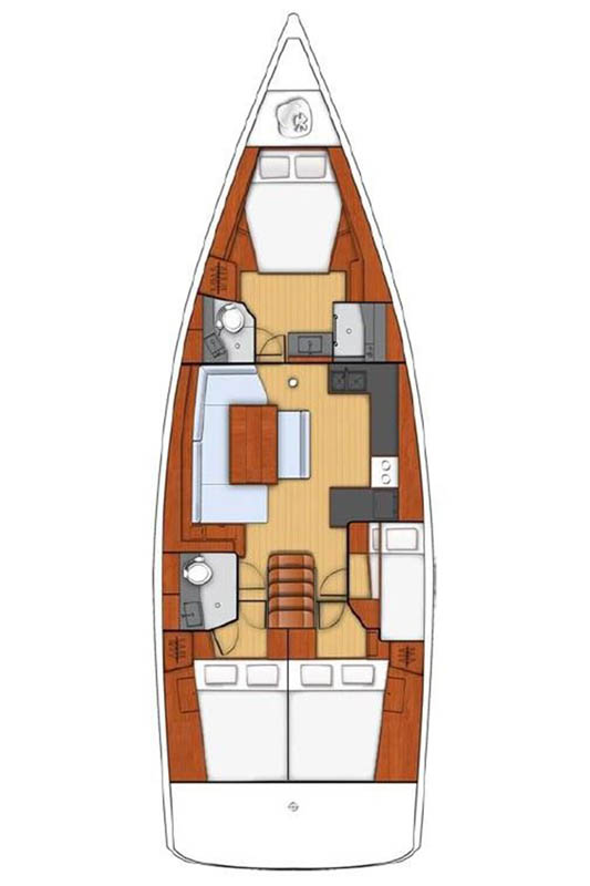 Oceanis 48 - 4 cab. - Mrs Kennedy - 2017