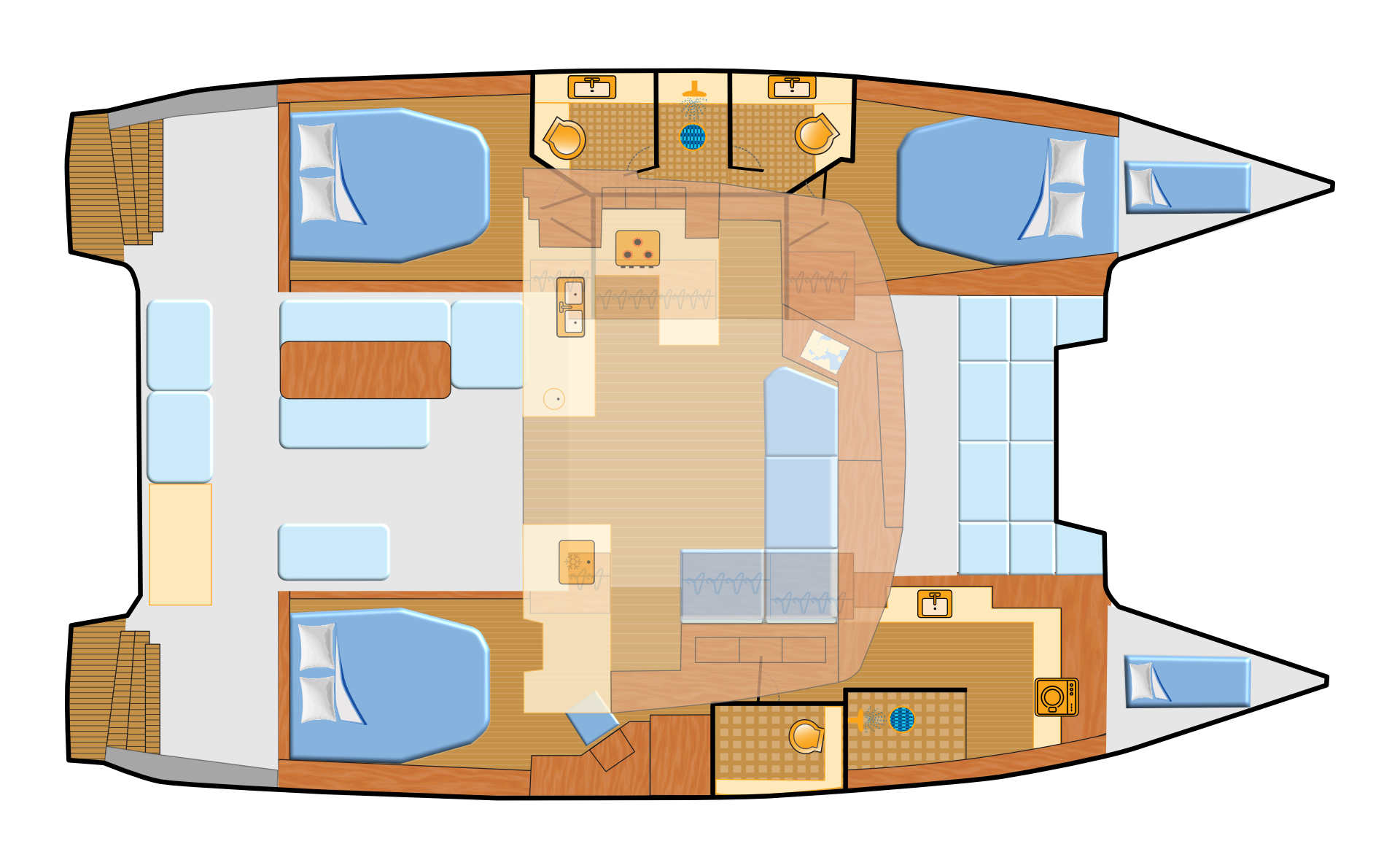 Fountaine Pajot Astrea 42 - 3 + 2 cab. - Calypso - 2023