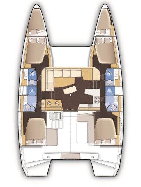 Lagoon 42 - 4 + 2 cab. - Sea Voyager - 2018