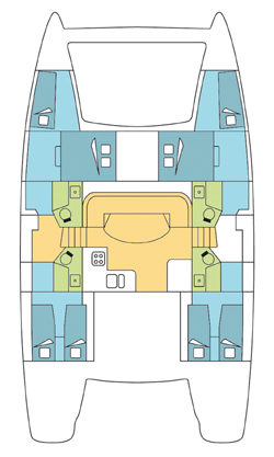 Catana 47 - 4 + 2 cab.