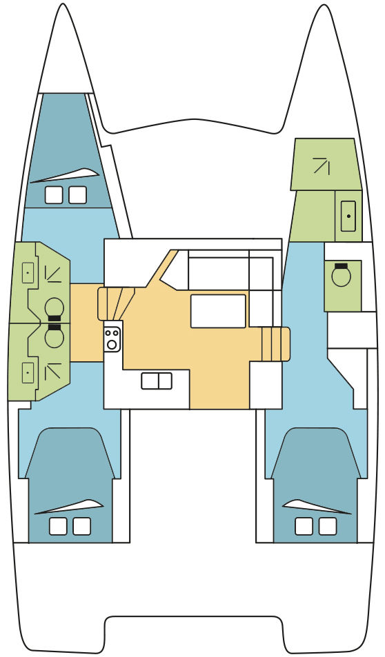 Fountaine Pajot Lucia 40 - 3 cab.