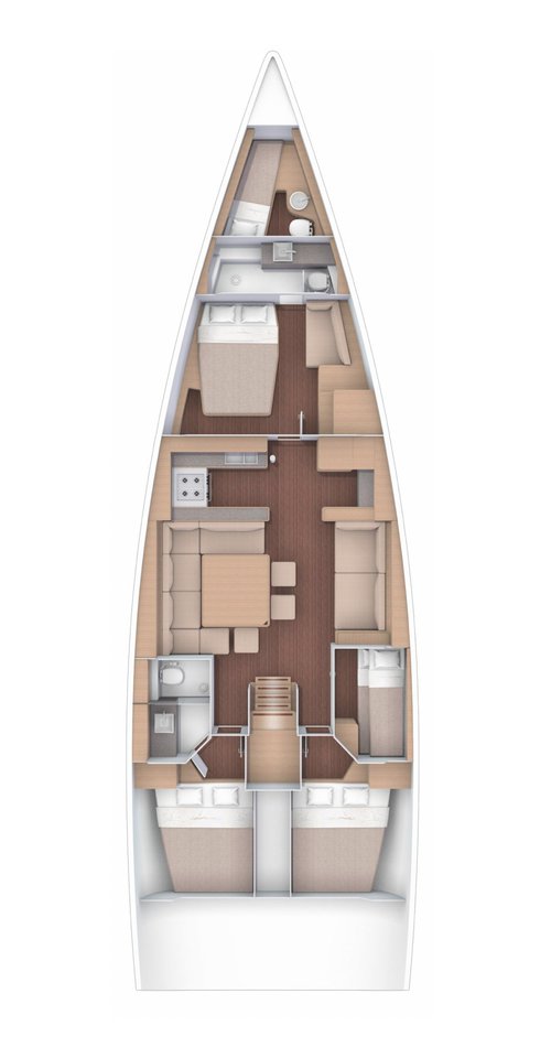 Dufour 56 Exclusive - 4 + 1 cab. - Alpina - 2019