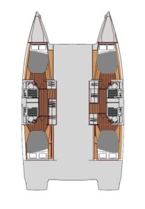 Fountaine Pajot Astrea 42 - 4 + 2 cab. - Le Bart - 2022