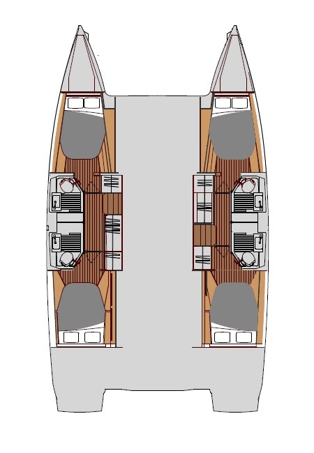 Fountaine Pajot Astrea 42 - 4 + 2 cab. - Le Bart - 2022