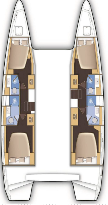 Lagoon 42 - 4 + 2 cab. - Media Luna - 2019