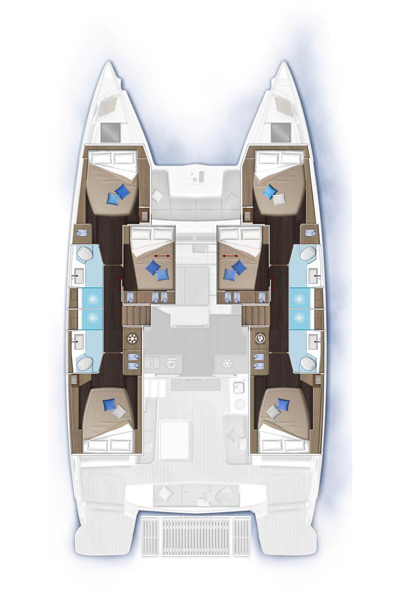 Lagoon 51 - 6 cab. - Sapphire Seas - 2024