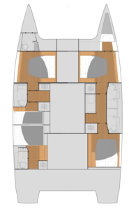 Fountaine Pajot Tanna 47 - 5 + 1 cab. - Sirius - 2023