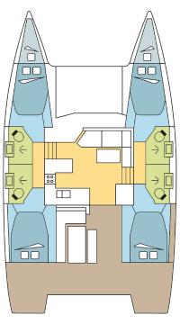 6Fountaine Pajot Astrea 42 - 4 + 2 cab.