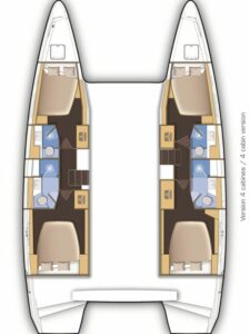 Lagoon 42 - 4 + 2 cab. - Poseidon - 2021