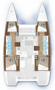 Lagoon 40 - 4 + 2 cab - Tortilla Flat - 2020