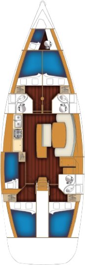 Cyclades 50.5 - 5 + 1 cab. - Eros - 2006. (2018.)