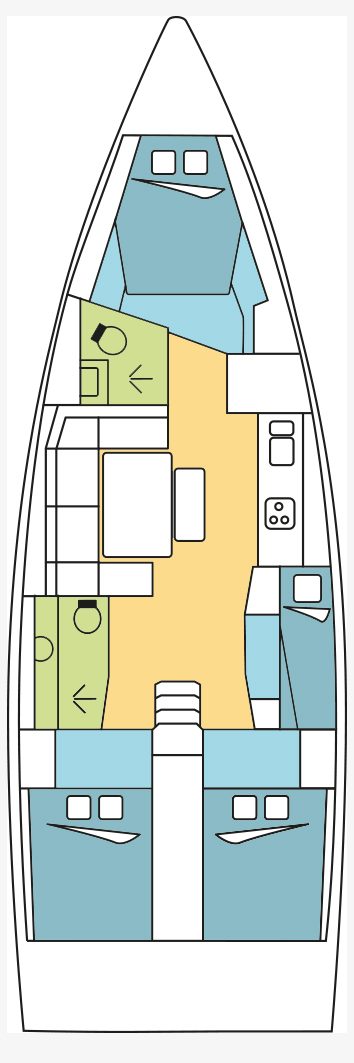 Dufour 430 GL - M T Pockets