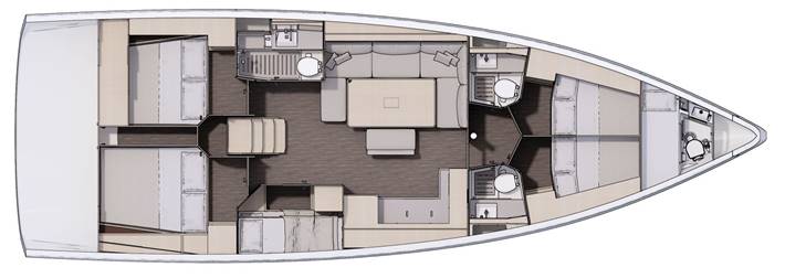 Dufour 470 - 5 + 1 cab. - Lucia - 2022