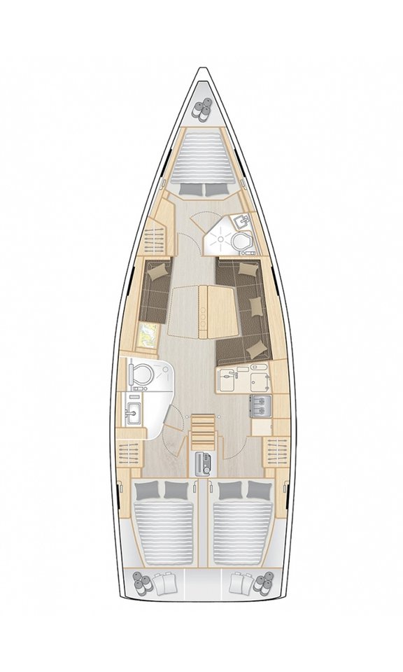 Hanse 418 - 3 cab. - Dafne - 2022