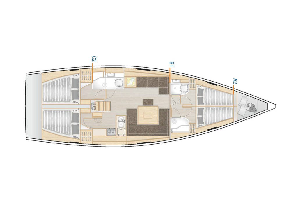 Hanse 458 - Avra - 2022