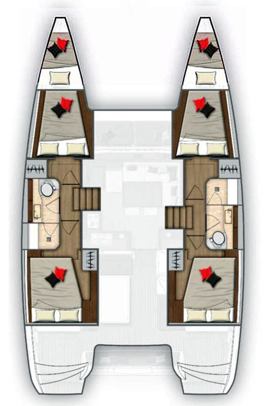 Lagoon 40 - 4 + 2 cab - Manta - 2022