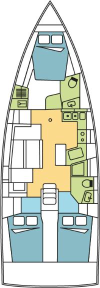 Oceanis 40.1 - 3 cab. - Juliana