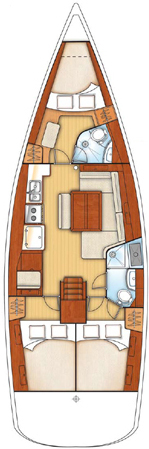 Oceanis 43 - 3 cab. - Jala one - 2008