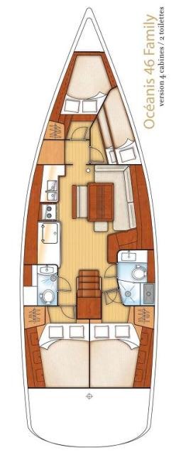 Oceanis 46 - 4 cab. - Fani - 2011