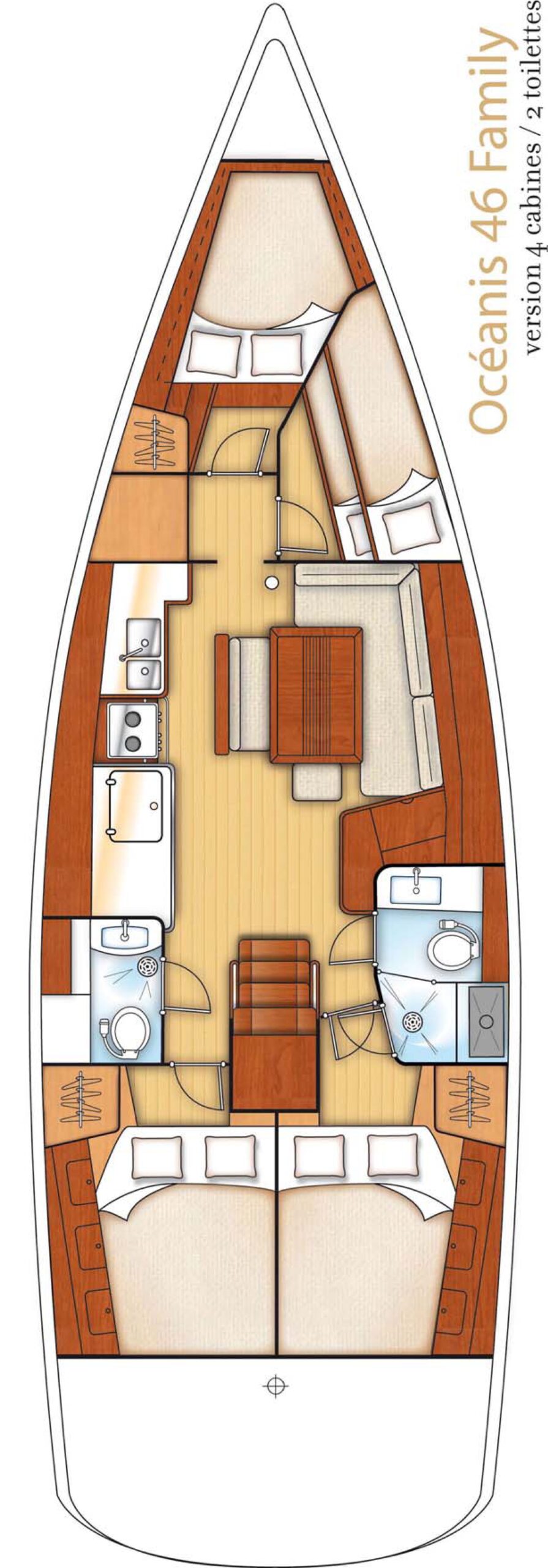 Oceanis 46 - 4 cab. - Zoe - 2011