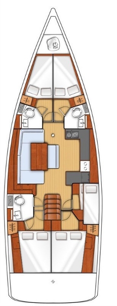 Oceanis 48 - 5 cab. - Dima I - 2017