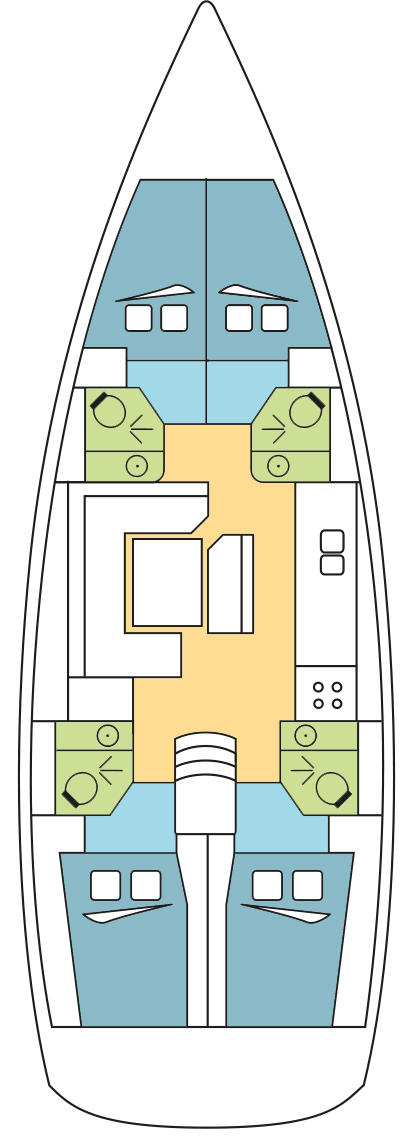 Sun Odyssey 479 - 4 cab. - Thasos