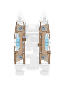 Lagoon 46 - 4 + 2 cab. - Hasta La Vista - 2023