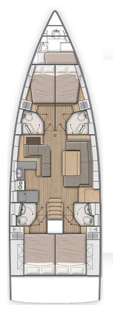 Oceanis 51.1 - 4 + 1 cab. - Ultra Spirit - 2023