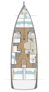 Sun Odyssey 490 - 5 + 1 cab. - Dioniz - 2020