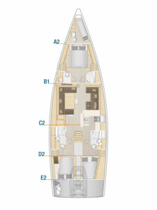 Hanse 588 - 3 + 1 cab. - Oceanelle - 2024