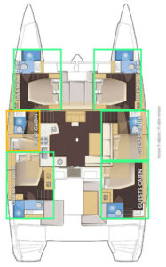 Lagoon 52 - 6 cab. - Serenity - 2015