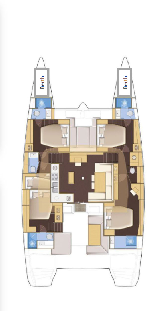 Lagoon 52 - 5 + 2 cab. - Adriatic star - 2015