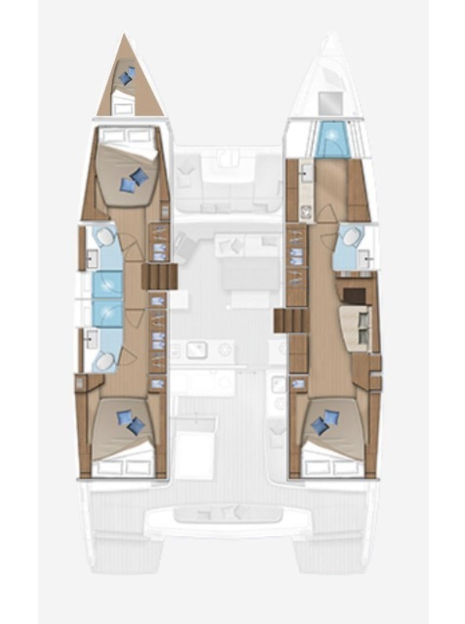 Lagoon 46 OW - 3 + 1 cab. - MQ7 - 2023