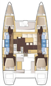 Lagoon 450 - 4 + 2 cab. - Arctic Prince - 2017